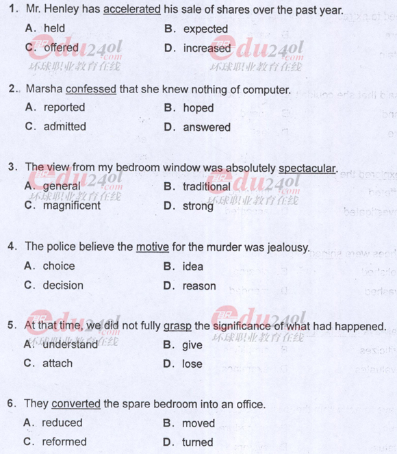 2011���QӢ�Z��ԇ���}֮�����B���~�R�x�