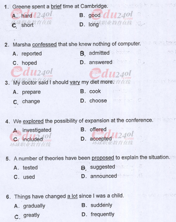 2011���QӢ�Z��ԇ���}֮�����C���~�R�x�